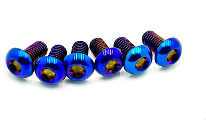 Blue Bolts Rotor Titanium rotor bolts(6pc) – LILCHRISCUSTOMS