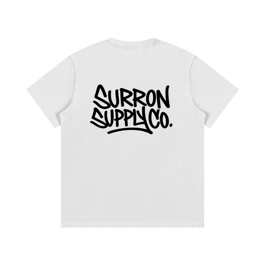 White Surron Supply Co Tee