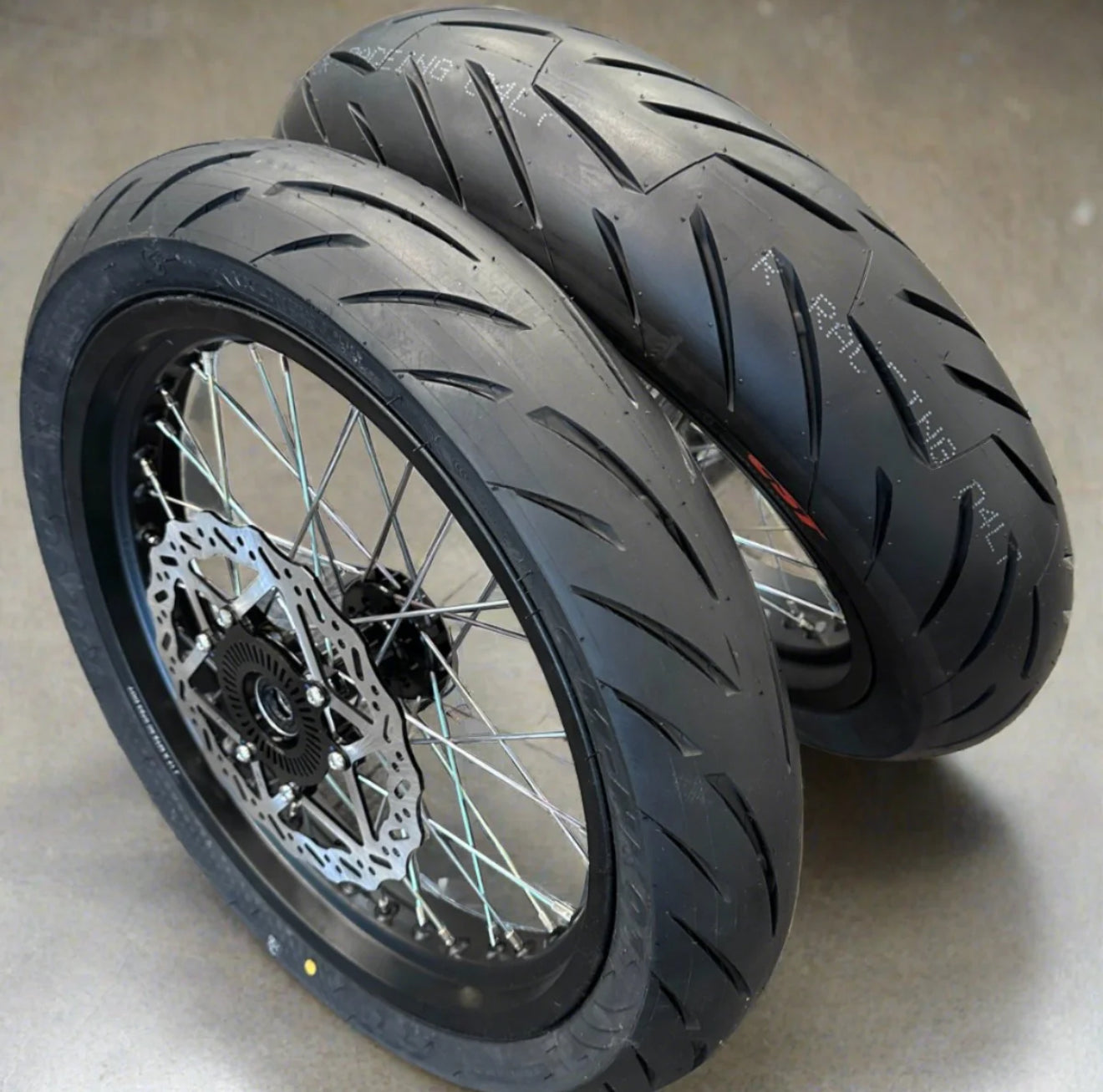 Ultra Bee supermoto wheelset