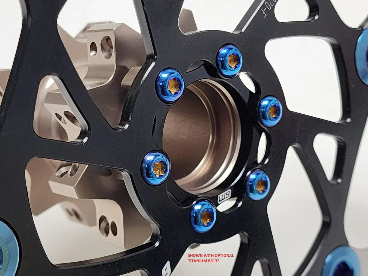 Blue Bolts Rotor Titanium rotor bolts(6pc) – LILCHRISCUSTOMS