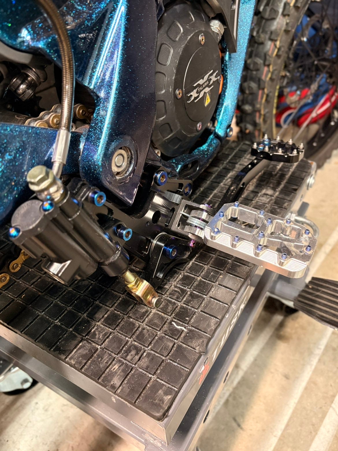 full titanium footbrake bolt kit